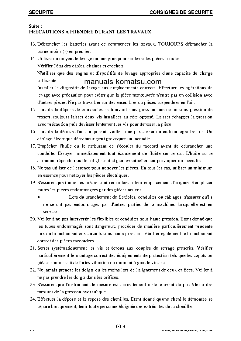 Protected: PC5500-6(DEU) S/N 15046-UP Shop (repair) manual (French)