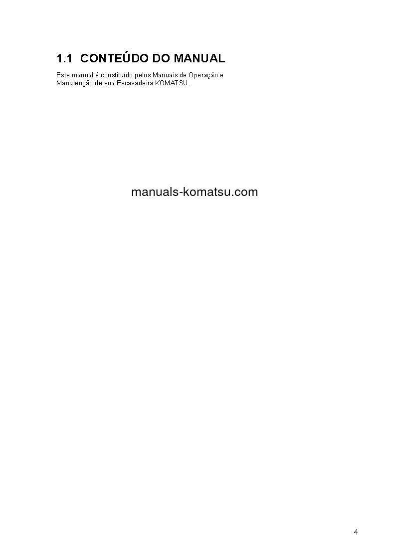 Protected: PC4000-6(DEU)-ELECTRIC MOTOR S/N 08203-08203 Operation manual (Portuguese)