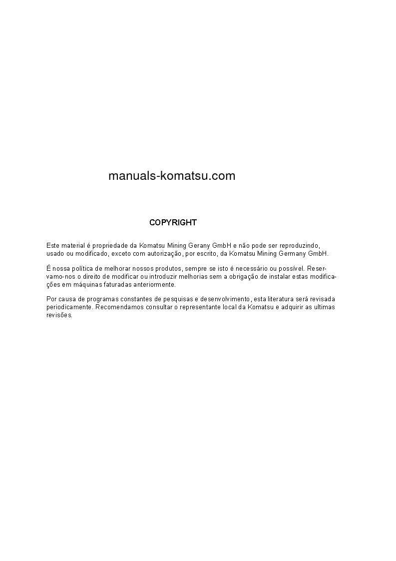 Protected: PC4000E-6(DEU) S/N 08214-08214 Operation manual (Portuguese)