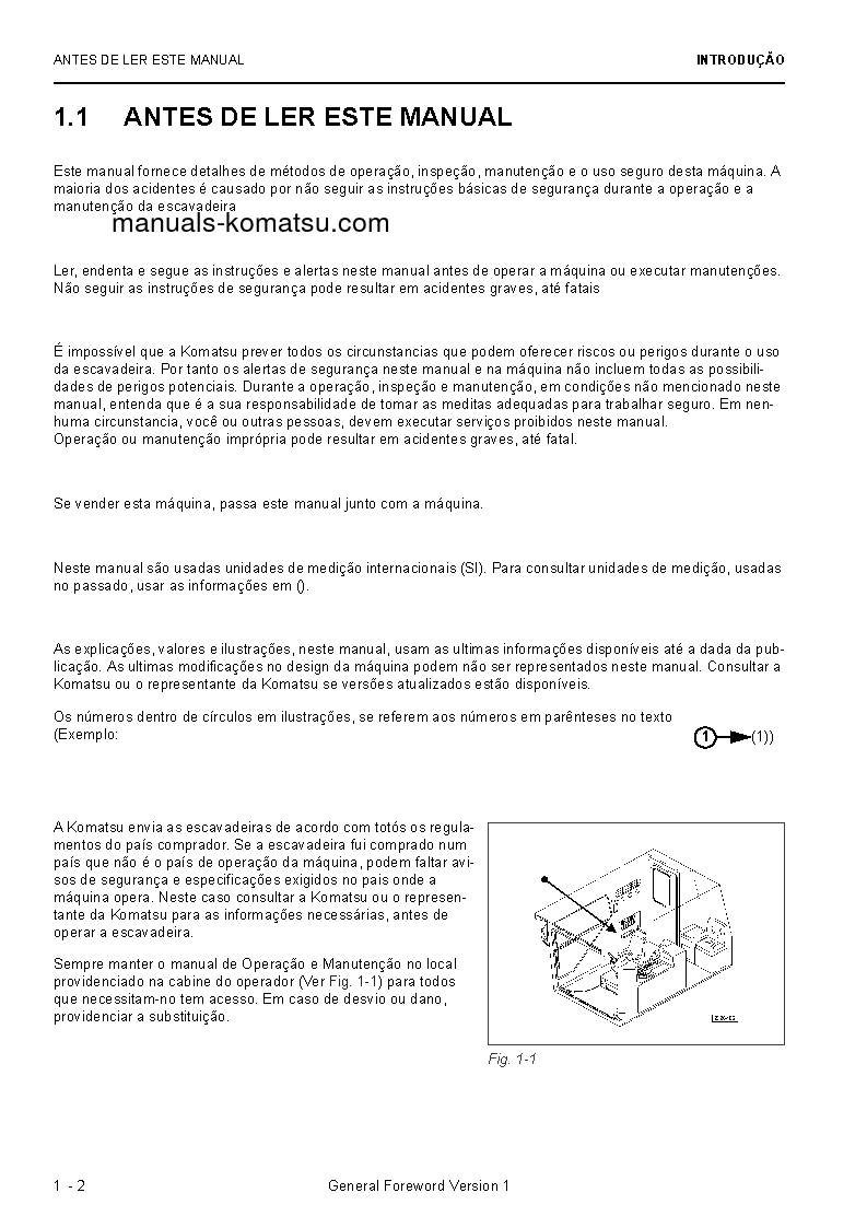 Protected: PC8000E-6(DEU) S/N 12081-12081 Operation manual (Portuguese)
