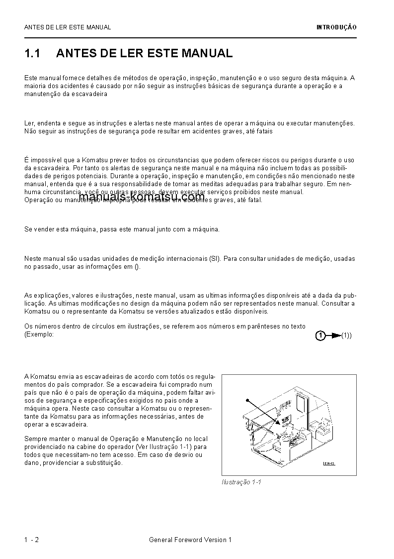 Protected: PC8000E-6(DEU) S/N 12096 Operation manual (Portuguese)
