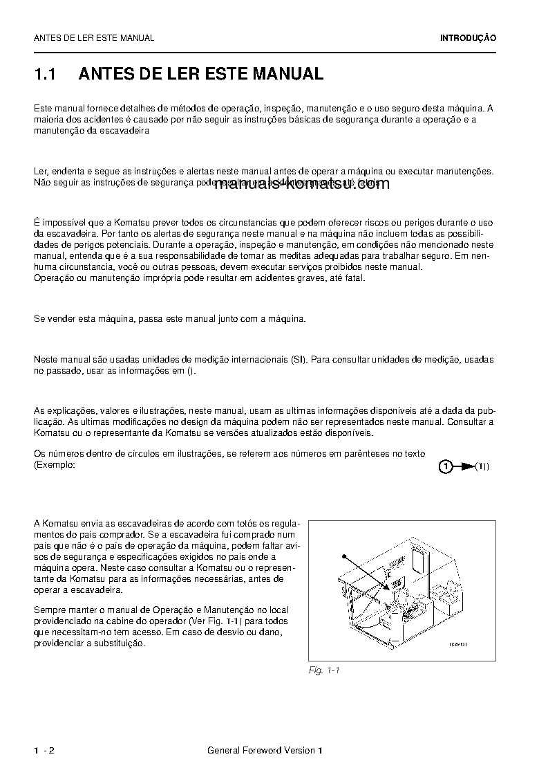 Protected: PC5500E-6(DEU) S/N 15105 Operation manual (Portuguese)