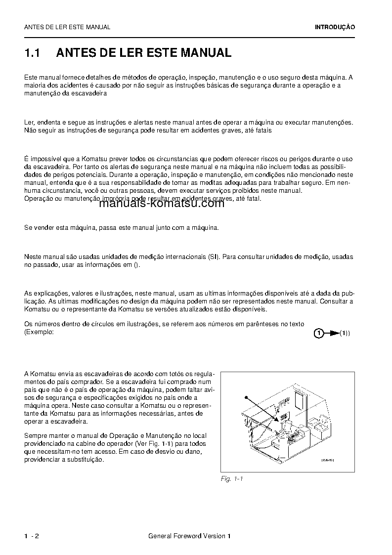 Protected: PC5500E-6(DEU) S/N 15108 Operation manual (Portuguese)