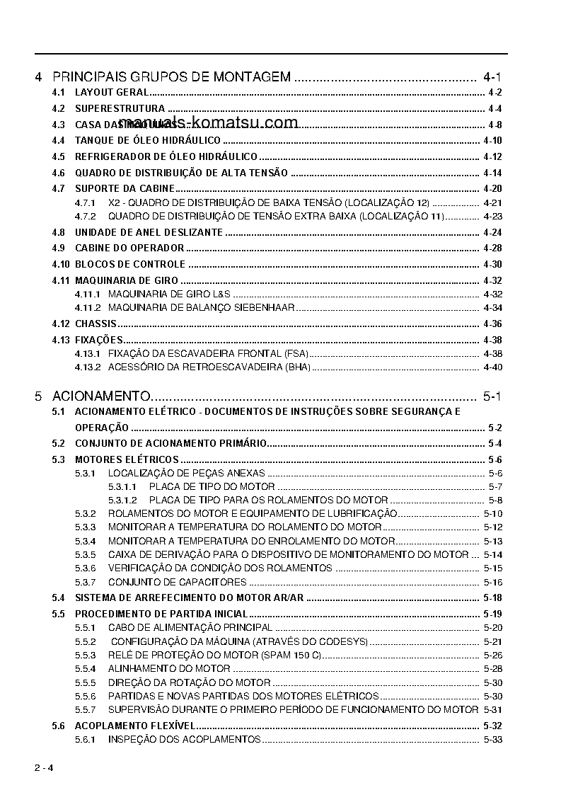 Protected: PC8000E-6(DEU) S/N 12089-UP Shop (repair) manual (Portuguese)