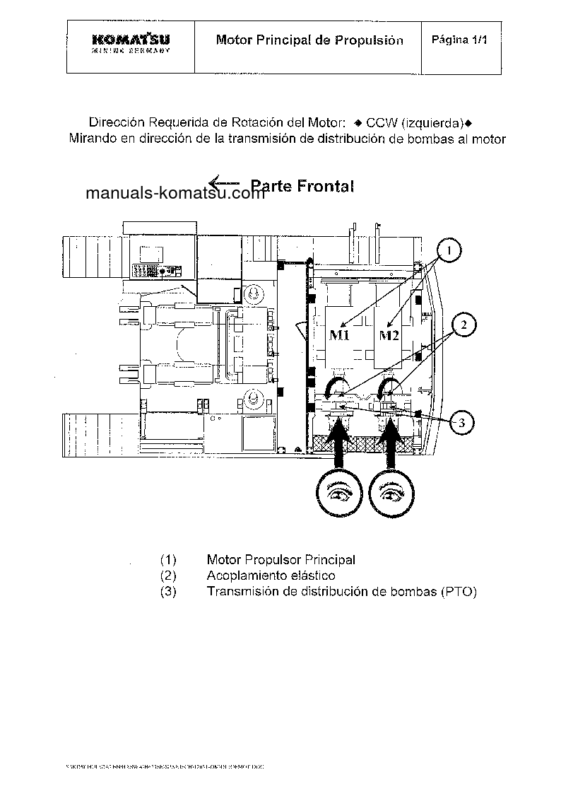 Protected: PC8000-6(DEU)-MIAN DRIVE MOTOR S/N 12031-12031 Operation manual (Spanish)