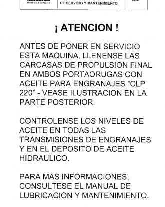 PC8000-6(DEU)-MIAN DRIVE MOTOR S/N 12035-12035 Operation manual (Spanish)