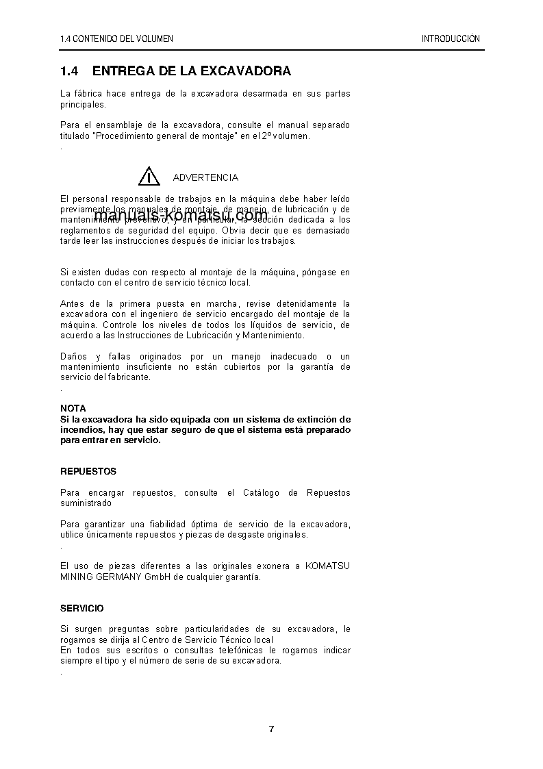 Protected: PC8000-6(DEU) S/N 12064-UP Operation manual (Spanish)