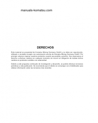 PC8000-6(DEU) S/N 12076-12076 Operation manual (Spanish)