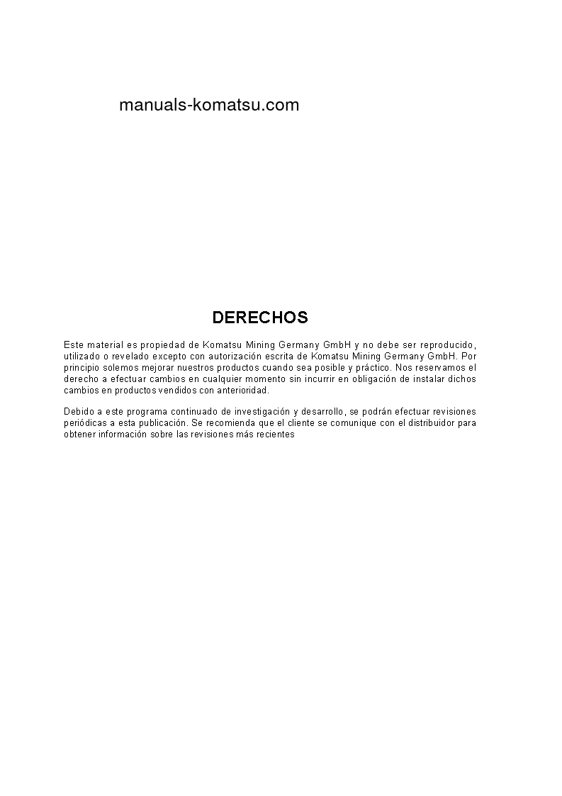 Protected: PC8000-6(DEU) S/N 12076-12076 Operation manual (Spanish)