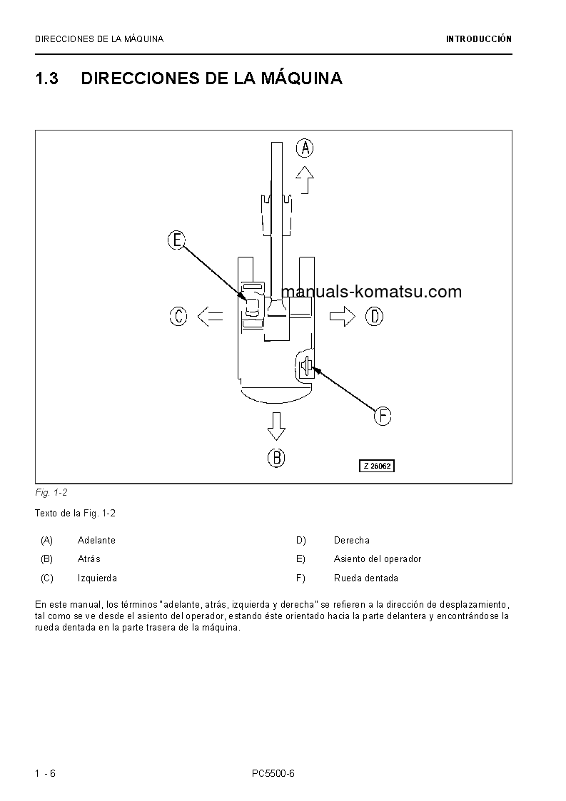 Protected: PC8000-6(DEU) S/N 12077-12077 Operation manual (Spanish)