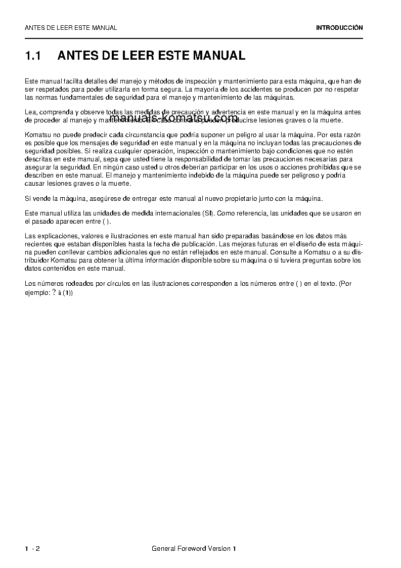 Protected: PC8000E-6(DEU) S/N 12089 Operation manual (Spanish)