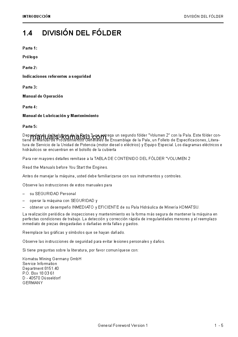 Protected: PC8000E-6(DEU) S/N 12097 Operation manual (Spanish)