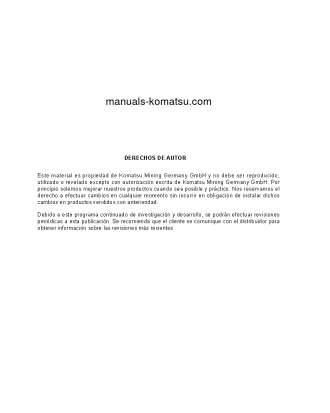 PC8000-6(DEU) S/N 12098 Operation manual (Spanish)