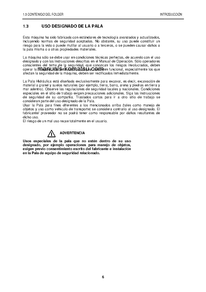 Protected: PC5500-6(DEU) S/N 15024-15024 Operation manual (Spanish)