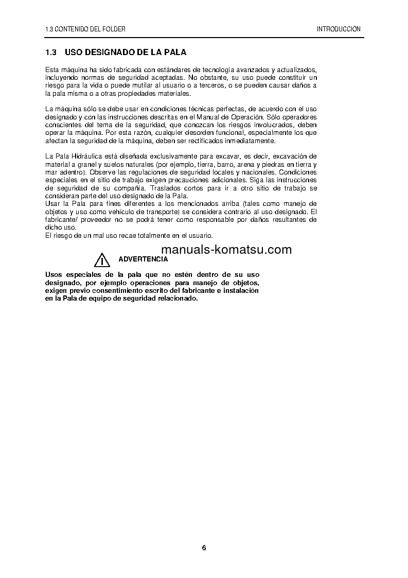 Protected: PC5500-6(DEU) S/N 15047 Operation manual (Spanish)