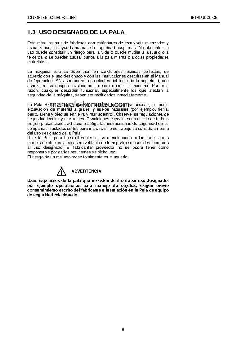 Protected: PC5500-6(DEU) S/N 15076-15076 Operation manual (Spanish)