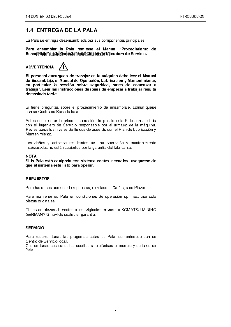 Protected: PC5500-6(DEU) S/N 15076-15076 Operation manual (Spanish)