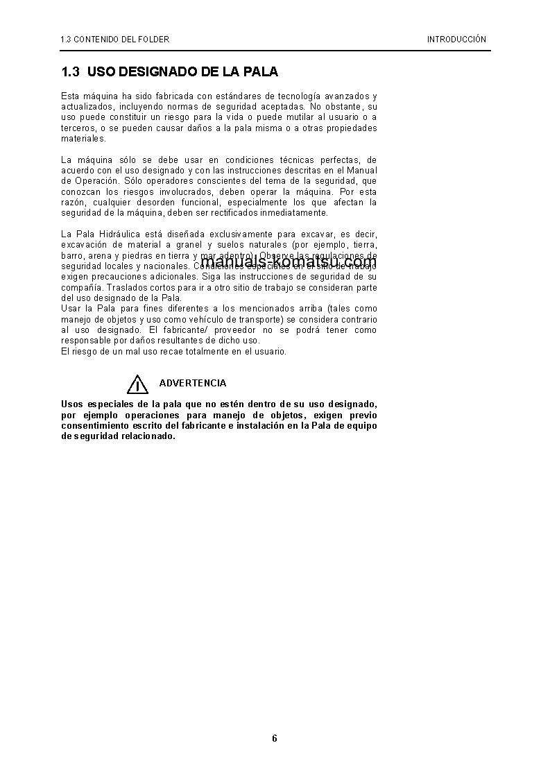 Protected: PC5500-6(DEU) S/N 15079-15079 Operation manual (Spanish)
