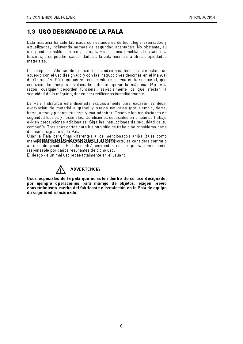 Protected: PC5500-6(DEU) S/N 15088-15088 Operation manual (Spanish)