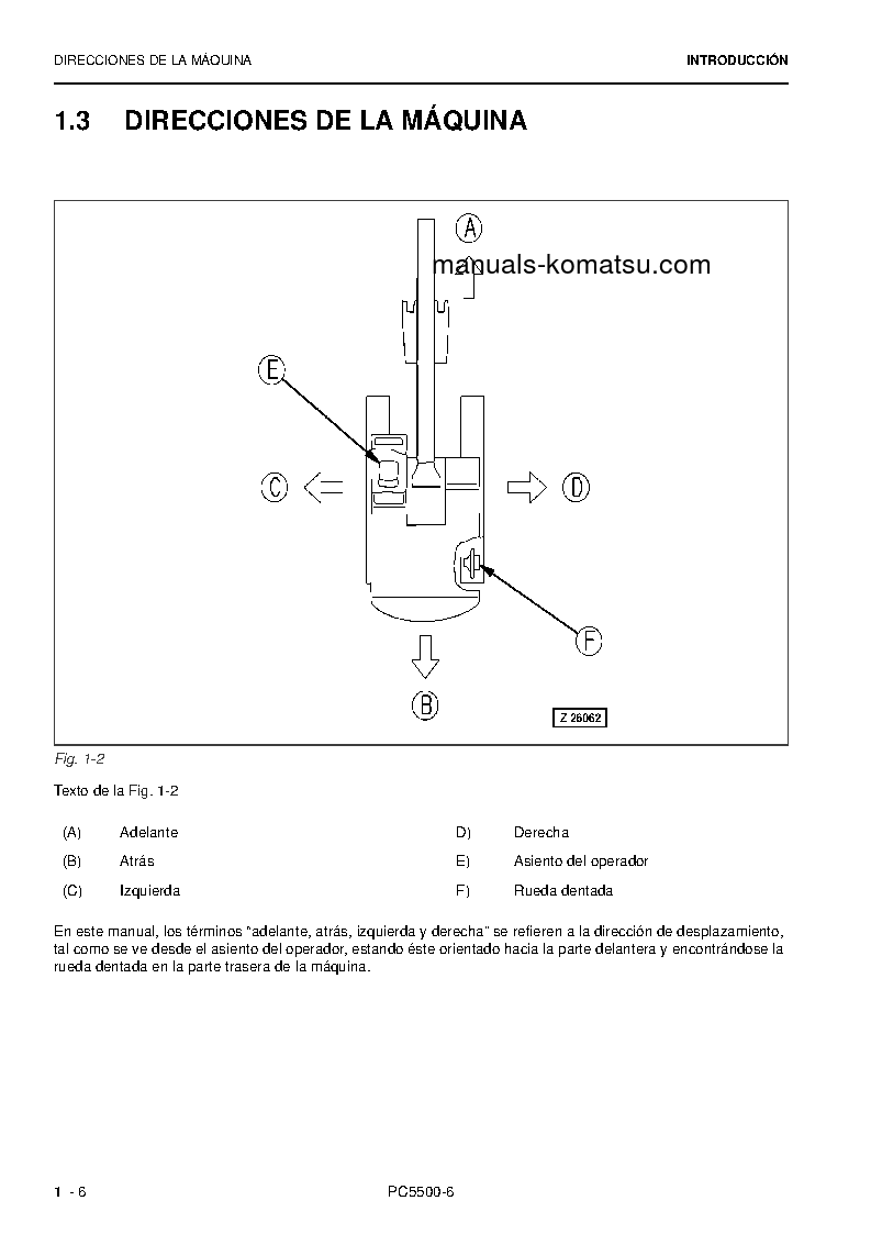 Protected: PC5500-6(DEU) S/N 15093-15093 Operation manual (Spanish)