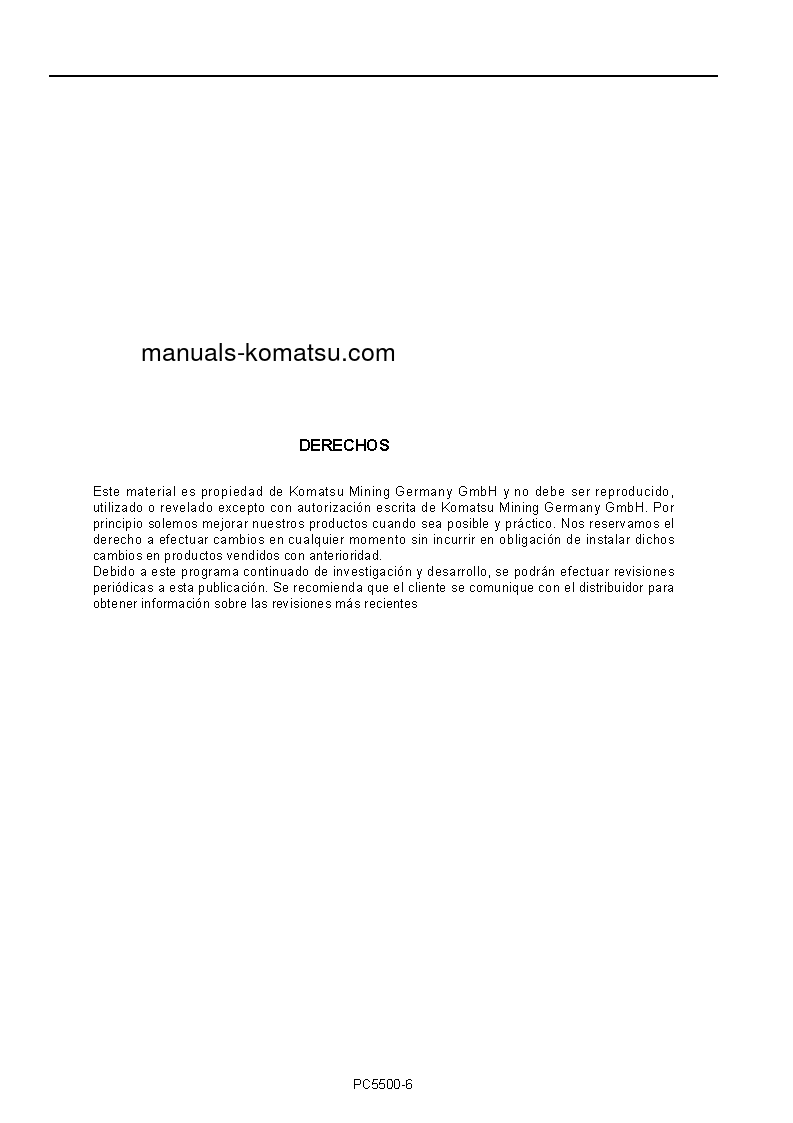 Protected: PC5500-6(DEU) S/N 15117 Operation manual (Spanish)