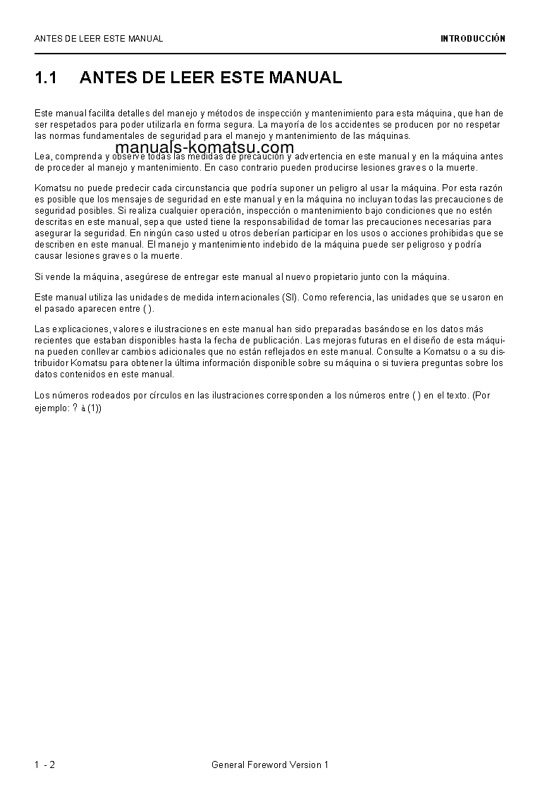 Protected: PC5500-6(DEU) S/N 15117 Operation manual (Spanish)