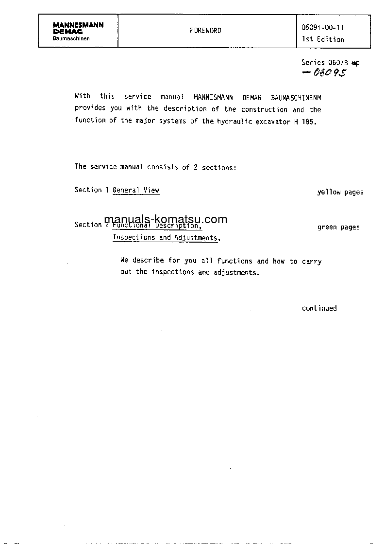 Protected: H185S(DEU) S/N 06081 Shop (repair) manual (English)