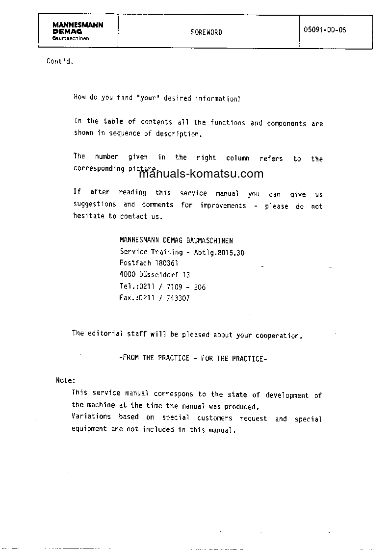 Protected: H185S(DEU) S/N 06081 Shop (repair) manual (English)