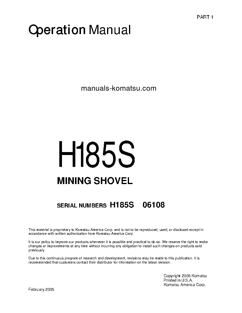 Protected: H185S(DEU) S/N 06108 Operation manual (English)