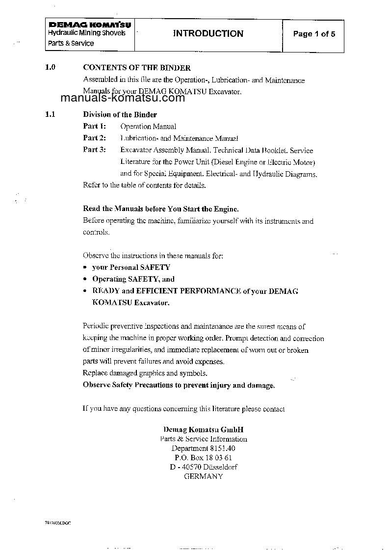 Protected: H285S(DEU) S/N 78067 Operation manual (English)