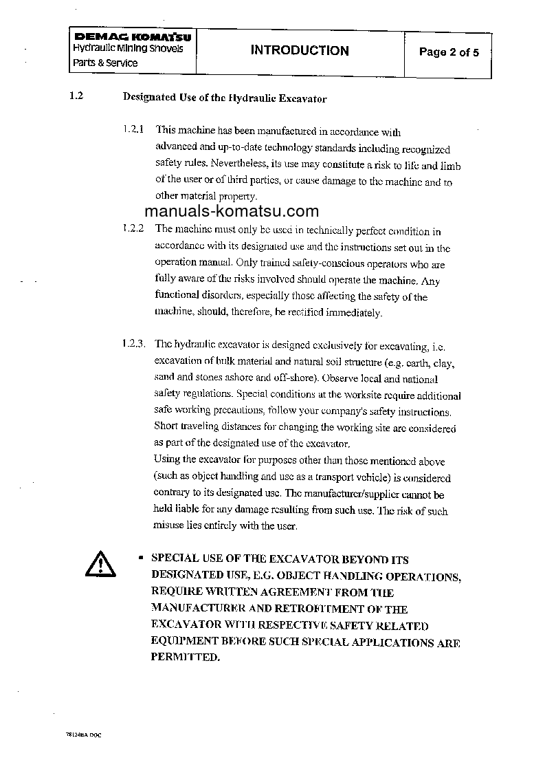 Protected: H285S(DEU) S/N 78067 Operation manual (English)