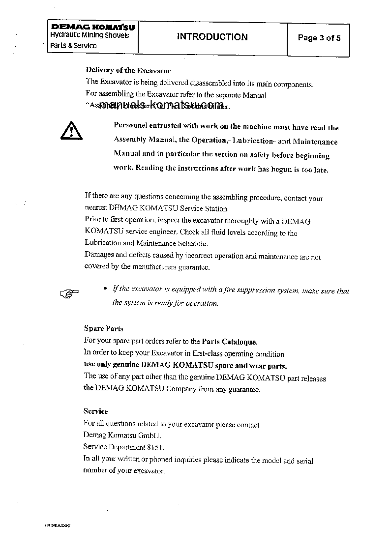 Protected: H285S(DEU) S/N 78067 Operation manual (English)