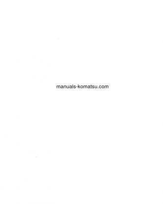 H285S(DEU) S/N 78115 Shop (repair) manual (English)