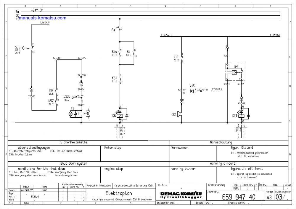 Protected: H285S(DEU) S/N 78135 Shop (repair) manual (English)