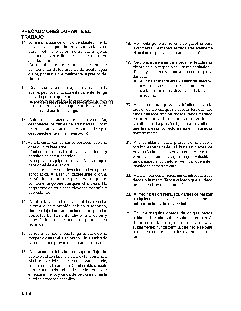 Protected: HD785-5(JPN) S/N 4001-UP Shop (repair) manual (Spanish)