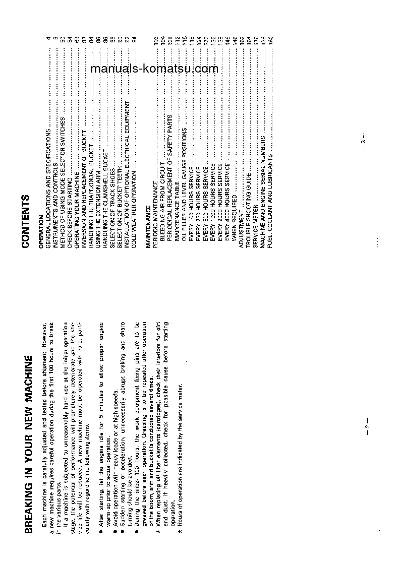 Protected: PC210-5(GBR)-K S/N K20001-K21557 Operation manual (English)