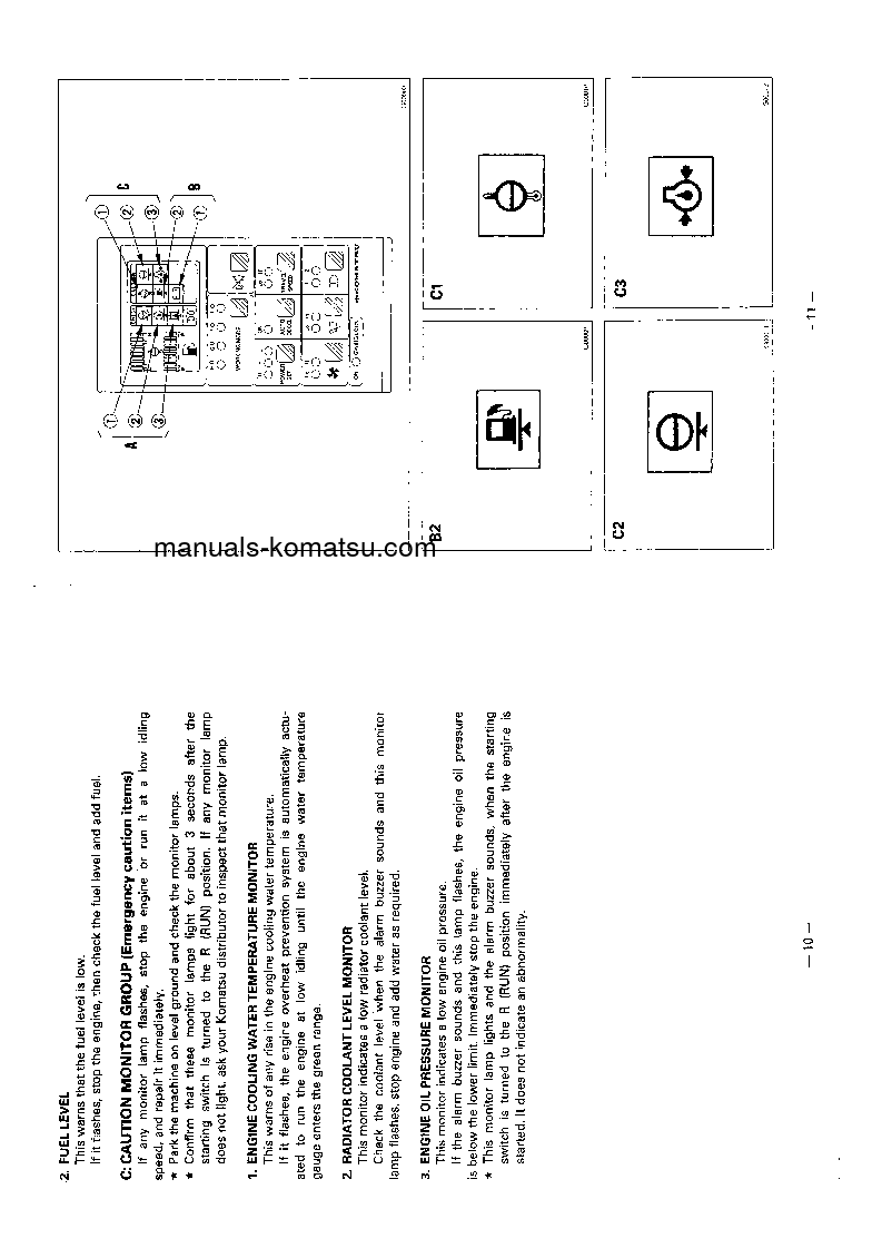 Protected: PC210-5(GBR)-K S/N K20001-K21557 Operation manual (English)