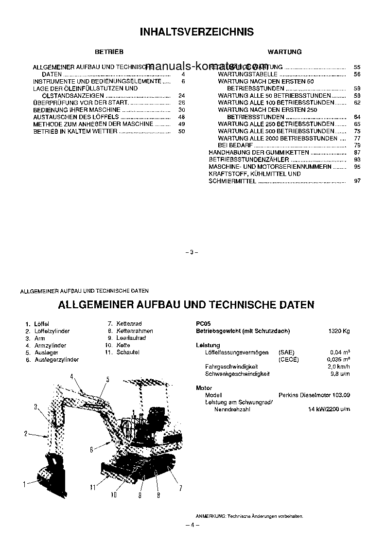 Protected: PC10-6(ITA) S/N F15001-UP Operation manual (German)
