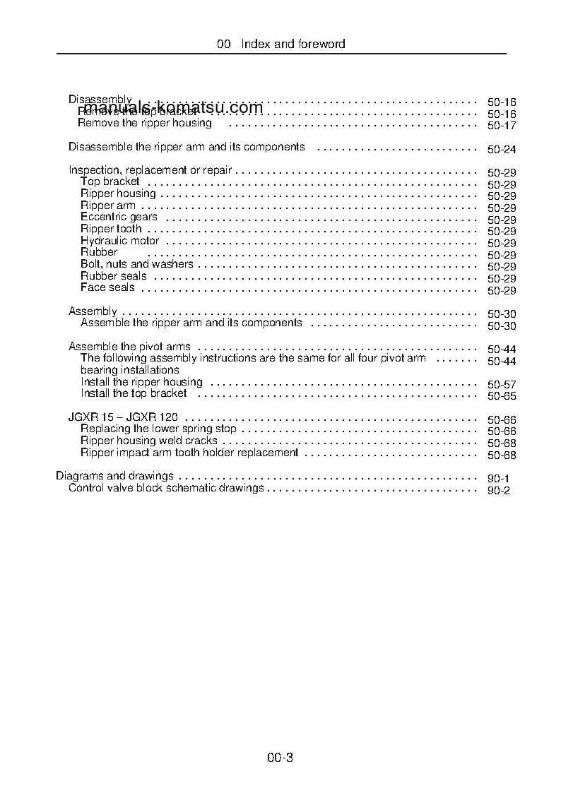 Protected: JGXR10-1(JPN)-XCENTRIC RIPPER S/N 10001-99999 Shop (repair) manual (English)