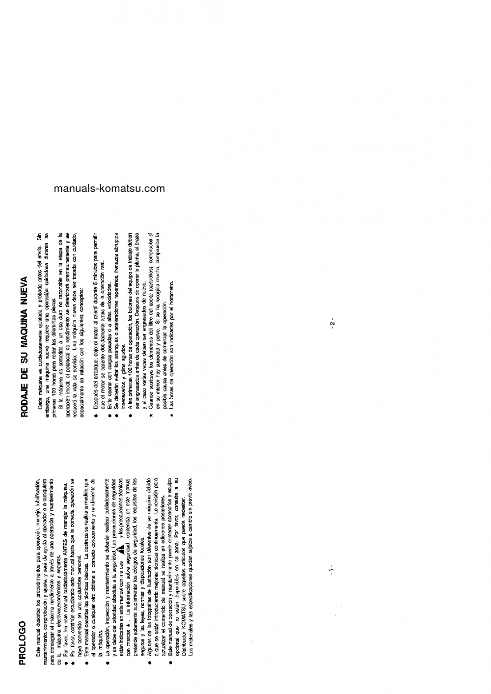 Protected: PC240LC-5(GBR)-K S/N K20001-UP Operation manual (Spanish)