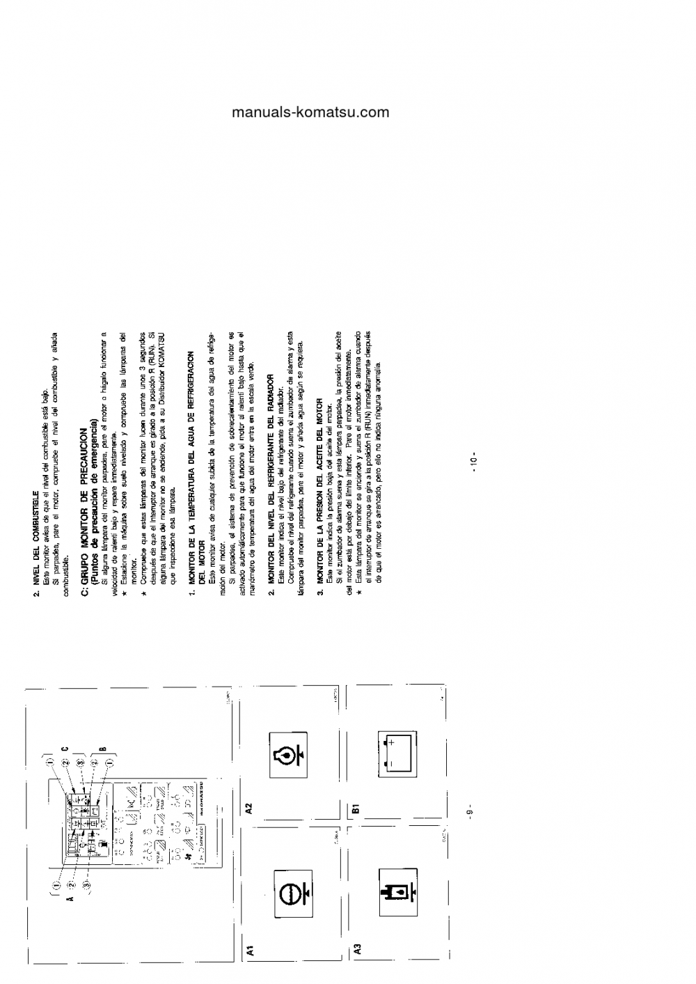 Protected: PC240LC-5(GBR)-K S/N K20001-UP Operation manual (Spanish)