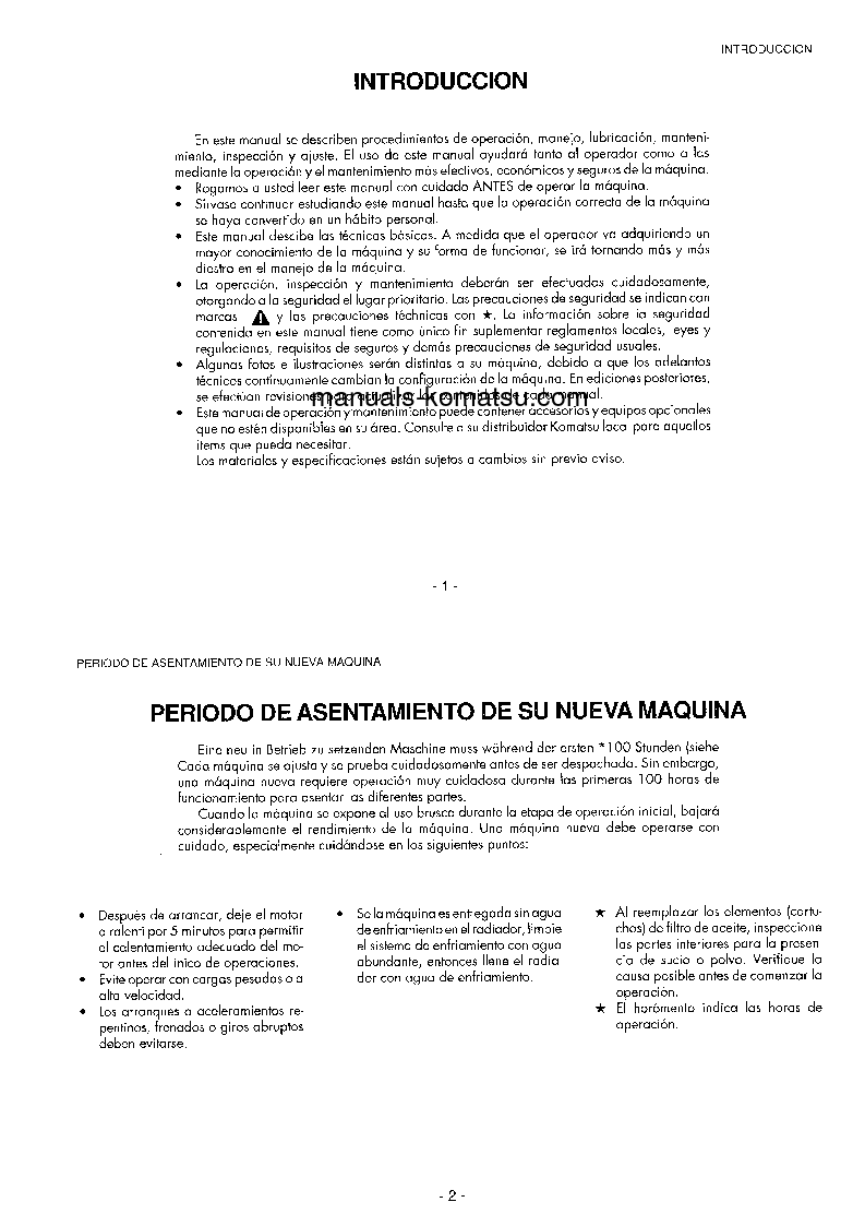 Protected: HD785-3(JPN) S/N 2001-UP Operation manual (Spanish)