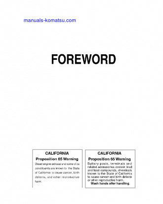 GD555-3(JPN)-FOR N. AMERICA S/N B10001-UP Operation manual (English)