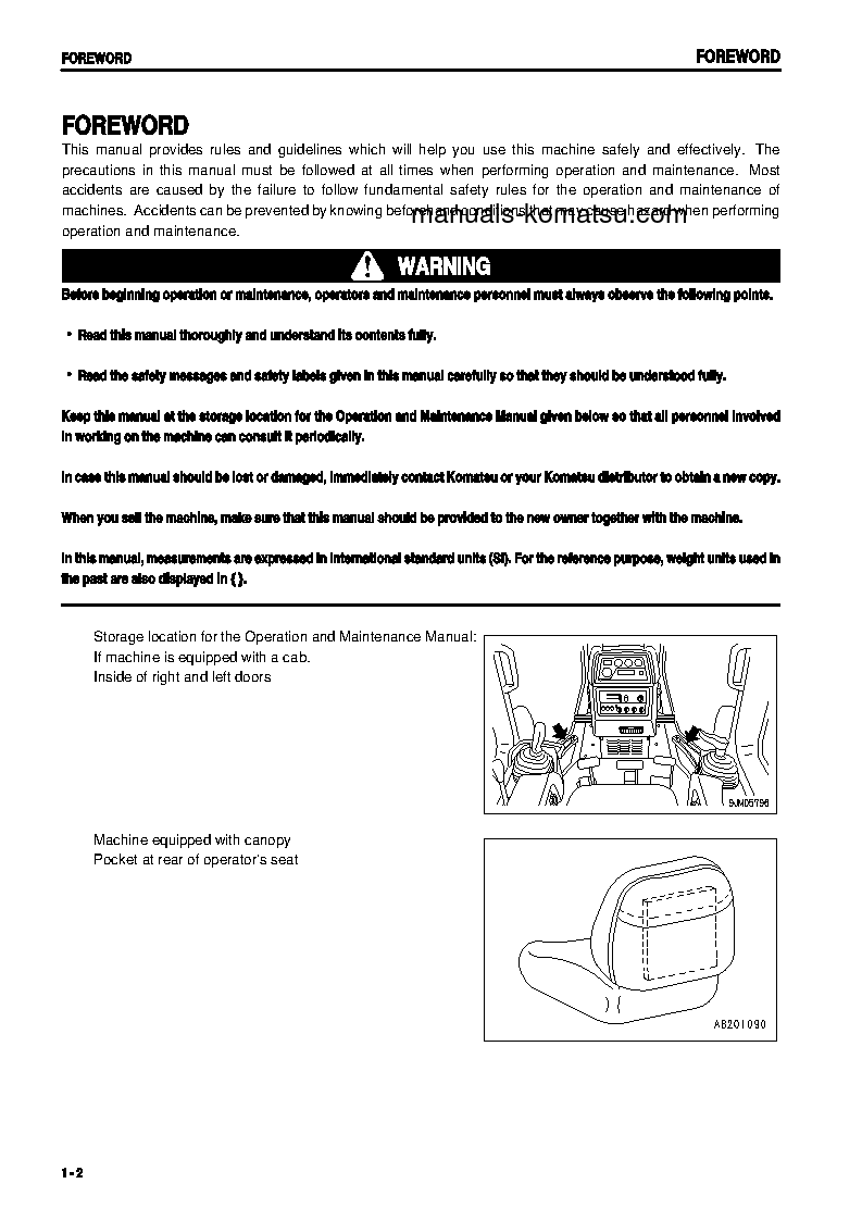 Protected: D41P-6(BRA) S/N B35001-B40000 Operation manual (English)