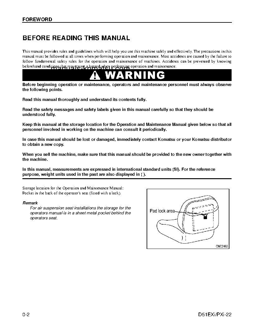 Protected: D51EXI-22(BRA) S/N B13500-UP Operation manual (English)