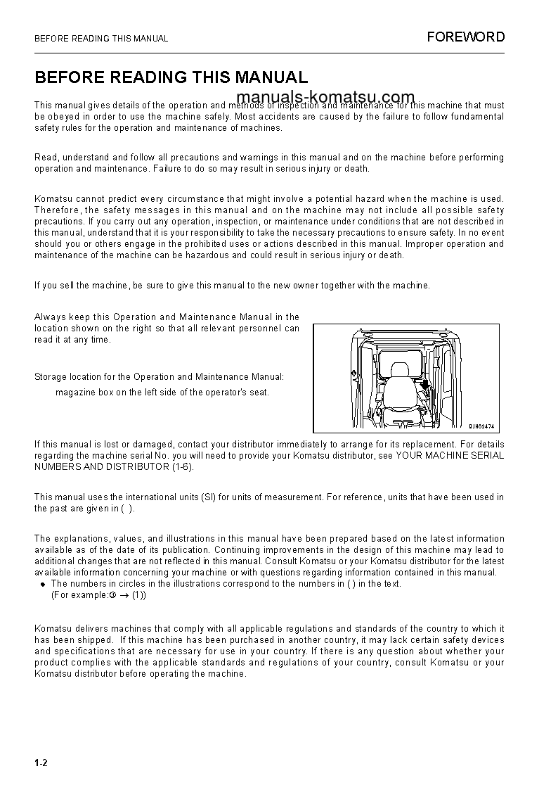 Protected: PC200LC-8(BRA) S/N B31331-UP Operation manual (English)