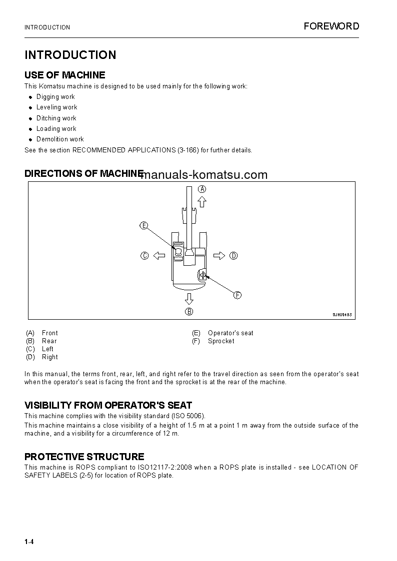 Protected: PC200LC-8(BRA) S/N B31331-UP Operation manual (English)