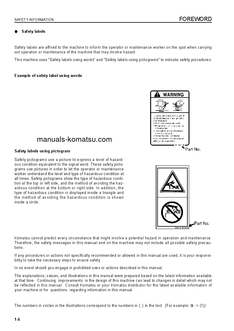 Protected: D61EX-15(BRA) S/N B40001-UP Operation manual (English)