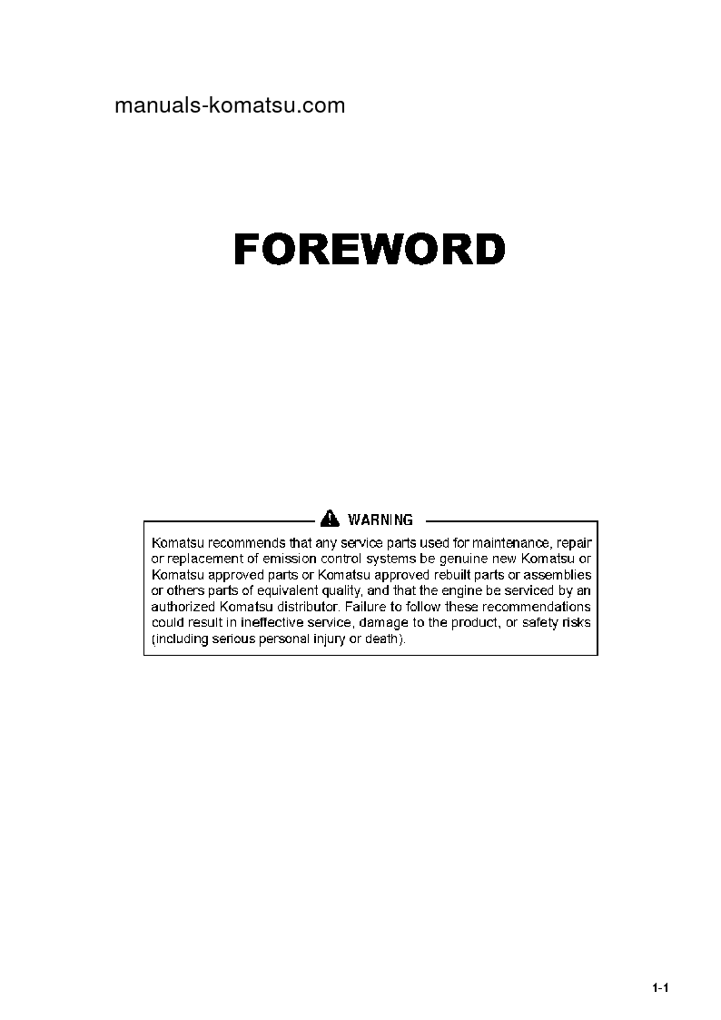 Protected: D61EX-23(BRA)-M0 S/N B50001-UP Operation manual (English)