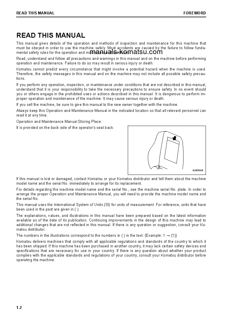 Protected: D61EX-24(BRA) S/N B60001-UP Operation manual (English)